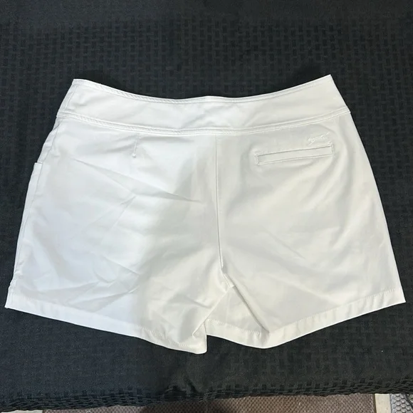 Slazenger White High Waist Shorts - Picture 2 of 5